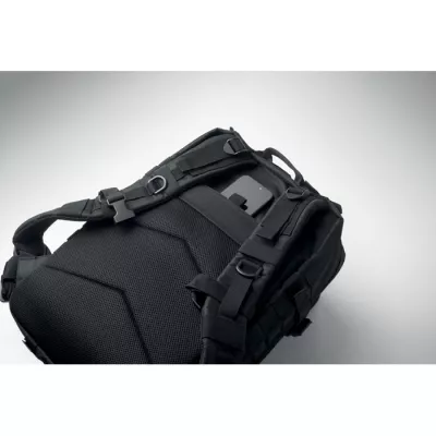 Plecak turystyczny z RPET 600D 50 l CARRYCONFI - Czarny (MO2970-03)