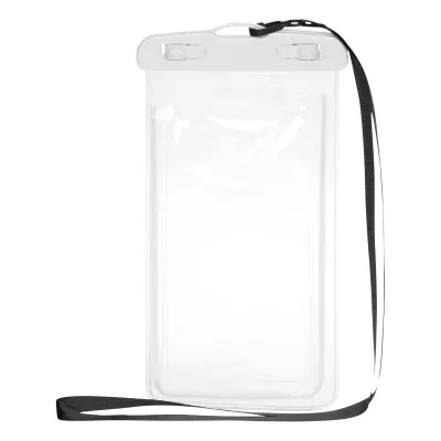 Torebka na telefon DIVER - biały, transparentny (56-0404924)