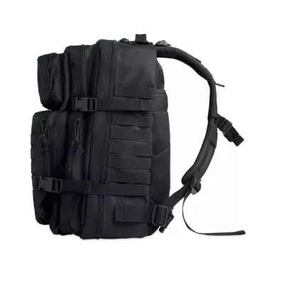 Plecak turystyczny z RPET 600D 50 l CARRYCONFI - Czarny (MO2970-03)