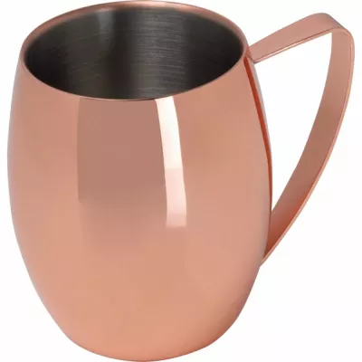 Kubek stalowy z podwójnymi ściankami 400 ml CrisMa WALDEMAR - miedziany (8517595)