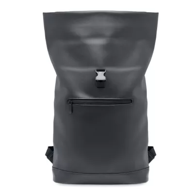 Plecak na laptop 15" z PU BAI ROLL - Czarny (MO2230-03)