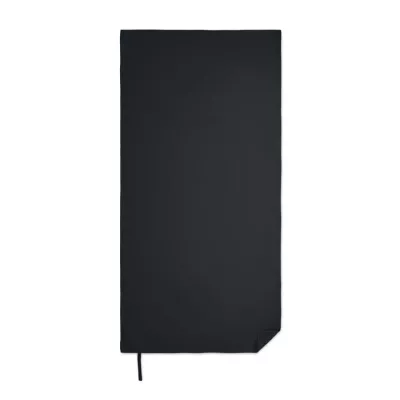 Ręcznik sportowy z mikrofibry 50x100 cm ATOLL 50 - Czarny (MO2761-03)