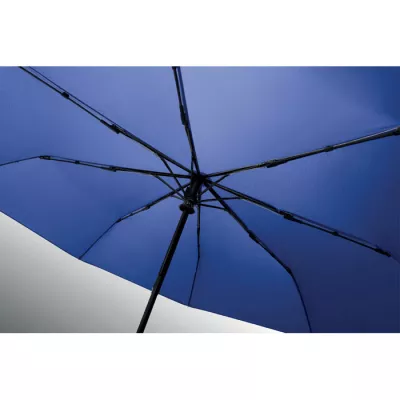 Parasol składany wiatroodporny 21" z RPET UMKRAB - Niebieski (MO2692-37)