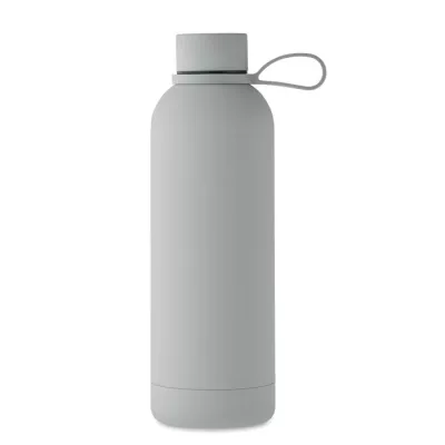 Butelka termiczna ze stali z recyklingu 500 ml EMERALD - Szary (MO2315-07)