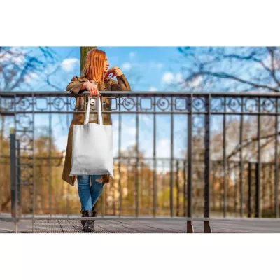Torba RPET na zakupy Rokia 75 g/m² 38x42cm - biały (VA128-02)