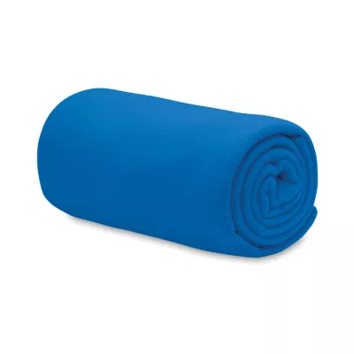 Koc polarowy RPET 120x150 cm 130 g/m² BOGDA - Niebieski (MO6805-37)