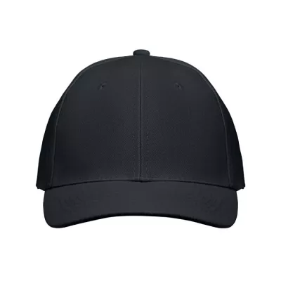 Czapka z daszkiem 6-panelowa 260 g/m² BUFFALO - Czarny (MO1464-03)