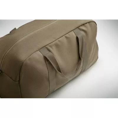 Torba podróżna z recyklingu 450 g/m² DUFFAS COLOUR - Zieleń Wojskowa (MO2508-49)