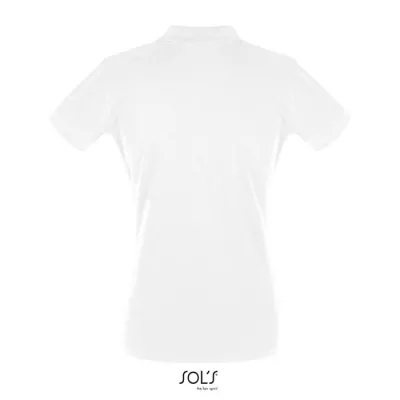 Polo damskie piqué 180 g/m² Sol's PERFECT WOMEN - Bialy (S11347-WH)