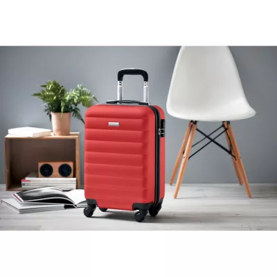 Walizka twarda 20" z ABS na 4 kółkach BUDAPEST - Czerwony (MO9178-05)