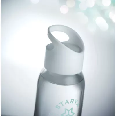 Butelka szklana z uchwytem 470 ml PRAGA - Bialy (MO9746-06)