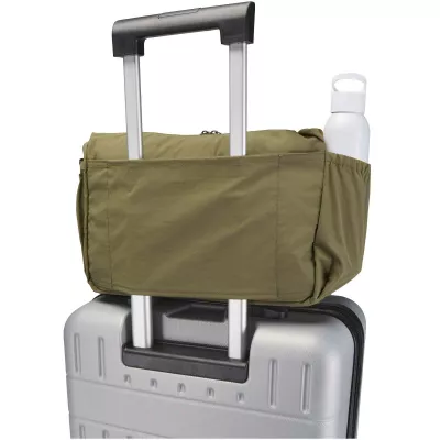 Calli - torba na laptopa o przekątnej 13 cali wykonaa z recyklingowanego nylonu z certyfikatem GRS - Leśny zielony (12081064)