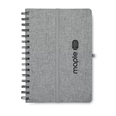 Notes A5 z podstawką 80 kartek w linię STRATA - Szary (MO2522-07)