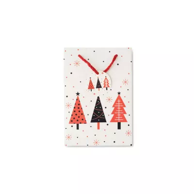 Torba prezentowa papierowa mała 128 g/m² BOSSA SMALL - Bialy (CX1561-06)