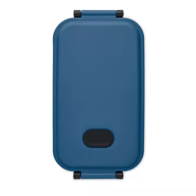 Lunchbox z PP z zaworem i klamrami 800 ml INDUS - Niebieski (MO6855-04)