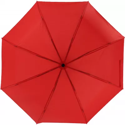 Parasol manualny rPET Ø98 cm NORTHAMPTON - czerwony (433605)