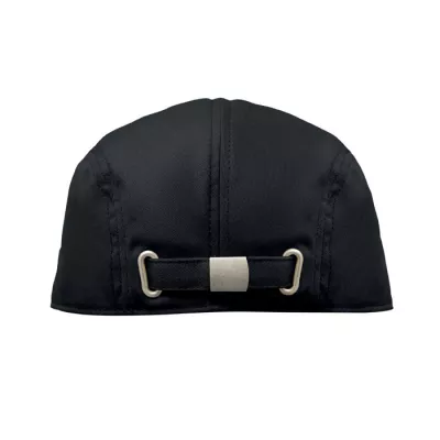 Czapka kaszkiet z bawełny twill 235 g/m² FLAT PEAK - Czarny (MO2850-03)