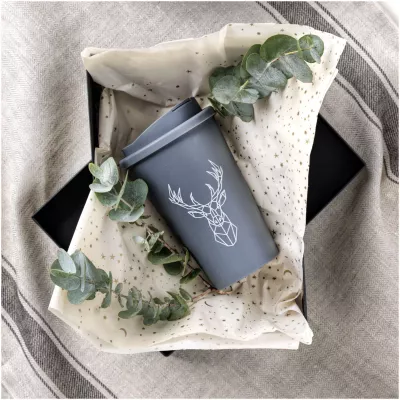 Americano® 350 ml tumbler with spill-proof lid - Biały (21069503)