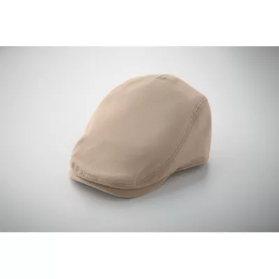 Czapka kaszkiet z bawełny twill 235 g/m² FLAT PEAK - Bezowy (MO2850-13)