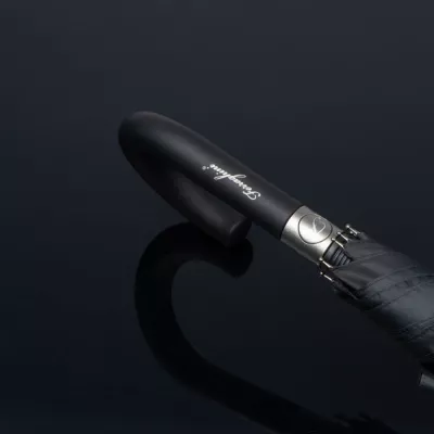 Parasol automatyczny Ferraghini ø105 cm RPET CAMILLA - czarny (F12003)