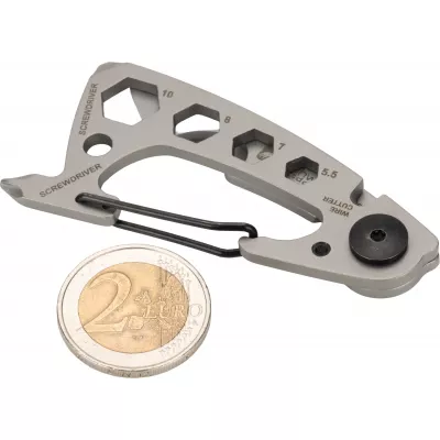 Brelok wielofunkcyjny BURUNDI Schwarzwolf - szary (F6000300AJ307)