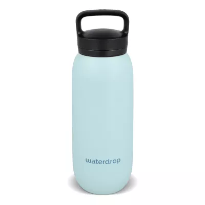 Termiczna butelka uniwersalna Waterdrop z ustnikiem 600 ml - pastelowoniebieski (LT47000-N0016)