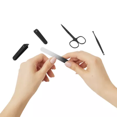 Zestaw do manicure - czarny (56-0499023)