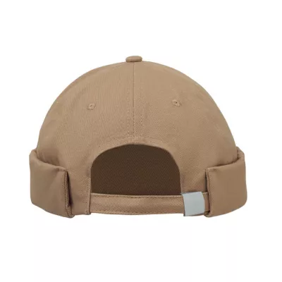 Czapka docker ze szczotkowanej bawełny 260 g/m² DOCK - Khaki (MO2923-39)