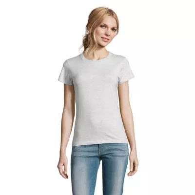 Koszulka damska 190 g/m² Sol's IMPERIAL WOMEN - Popiól (S11502-AS)