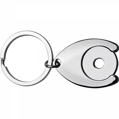 Brelok metalowy TERRENCE - szary (9788207)