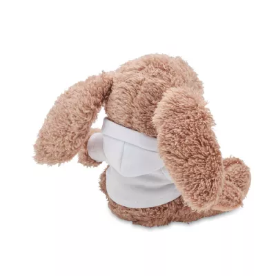 Pluszowy królik w bluzie z kapturem BUNNY - Bialy (MO2121-06)
