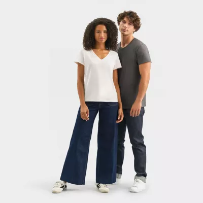 Koszulka damska V-neck Sol's REGENT V WOMEN - Off-White (S04766-WW)