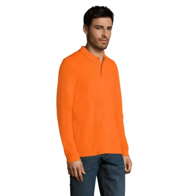 Polo męskie 180 g/m² Sol's PERFECT LSL MEN - Pomaranczowy (S02087-OR)