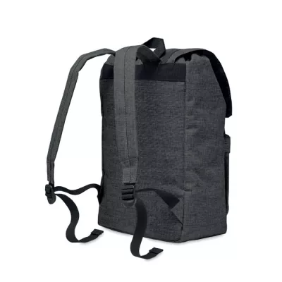 Plecak na laptopa 15" z klapą magnetyczną RIGA - Czarny (MO9439-03)