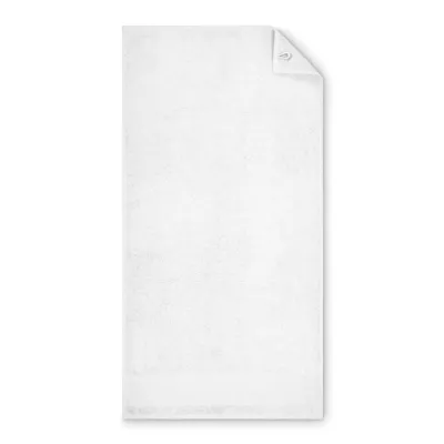 Ręcznik do rąk bawełniany 380 g/m² 50x100 cm ISLAND 50 - Bialy (MO2765-06)