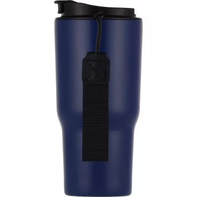 Kubek termiczny 550 ml ze stali z recyklingu DANA - granatowy (8523944)