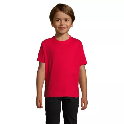 Koszulka dziecięca 190 g/m² Sol's IMPERIAL KIDS - Czerwony (S11770-RD)