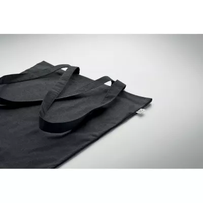 Torba z bawełny z recyklingu 140 g/m² VIVEKA COLOUR - Czarny (MO2302-03)