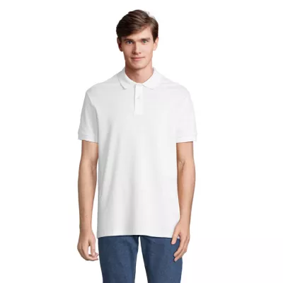 Koszulka polo męska z czesanej bawełny Sol's PACIFIC - Bialy (S04439-WH)
