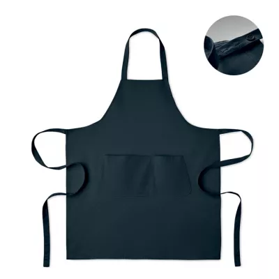 Fartuch z bawełny organicznej 240 g/m² GAMMA - Niebieski (MO2249-04)