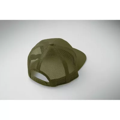 Czapka z płaskim daszkiem 7-panelowa BEAD - Zieleń Wojskowa (MO2866-49)