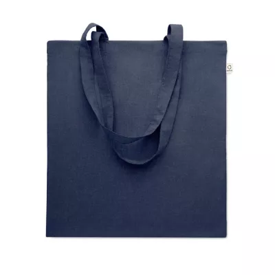 Torba z bawełny z recyklingu 140 g/m² VIVEKA COLOUR - Niebieski (MO2302-04)