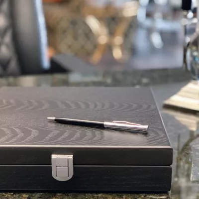 Długopis metalowy ALEXIS - czarny (1087103)