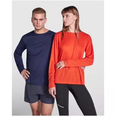 Estorii męska koszulka z długim rękawem - Szary (R0432-GREY)