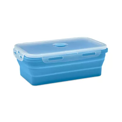 Lunchbox składany silikonowy 1200 ml KOLAPSO - Baby Blue (MO2549-66)