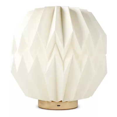 Coollux składana papierowa lampa LED Luna 25cm inspirowana origami - naturalny-t (LT40727-N0094)