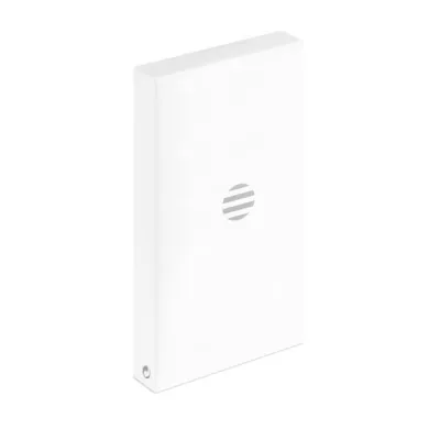 Powerbank solarny z aluminium 4000 mAh SOLARFLAT - Czarny (MO9075-03)