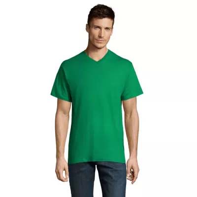 Koszulka męska V-neck 150 g/m² Sol's VICTORY - Zielony (S11150-KG)