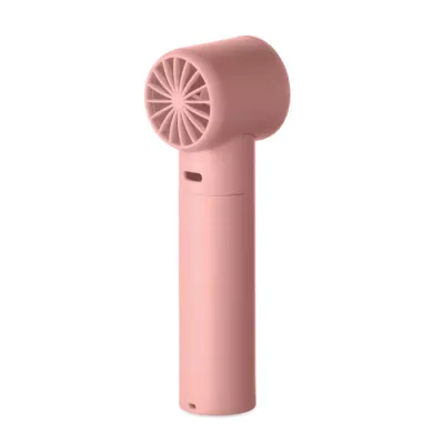 Mini wentylator ręczny z wyświetlaczem 2600 mAh GLACI - Dziecięcy Róż (MO2780-11)