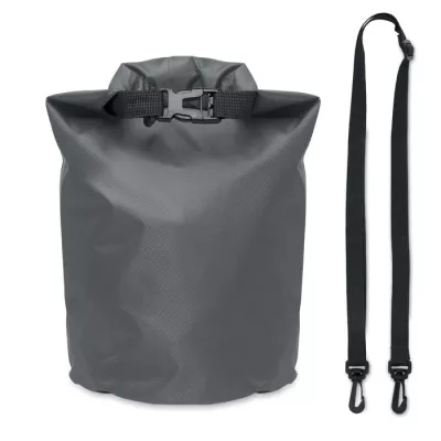Torba wodoodporna RPET ripstop 5 l BOLSAIBLE + - Kamienny Szary (MO2465-15)